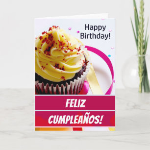 スペインの誕生日カードタジェタデクンプレニャーノ カード