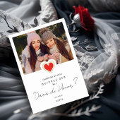 スペインの赤いハート写真ダマデオナークインセアニラ 招待状