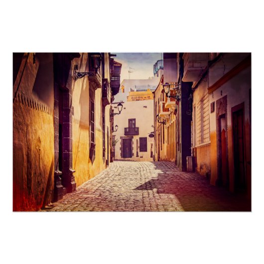 スペインの路地 ポスター (正面)