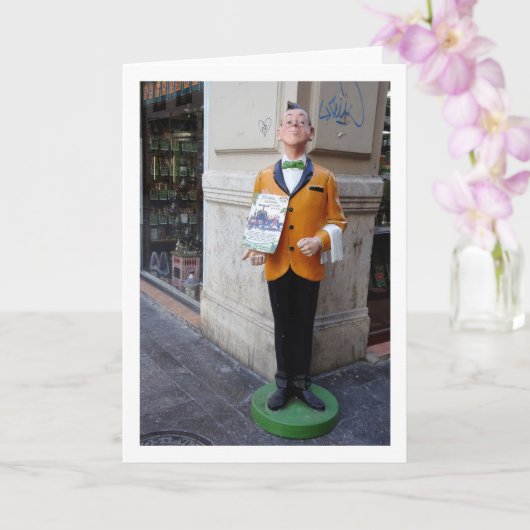 スペインの通り像、バレンシア市、スペイン カード (蘭)