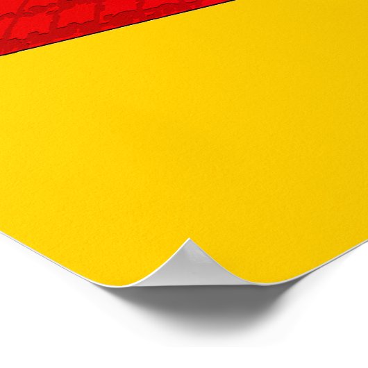 スペインの道路ヨーロッパへのサッカーフットボールギフトアイディア ポスター (角)