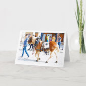 スペインの馬のパレード カード (正面)