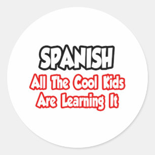 スペインの...すべてのクール子供 ラウンドシール