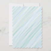 スペインの/エスパニョールベイビーシャワー恐竜の水彩画 招待状 (裏面)