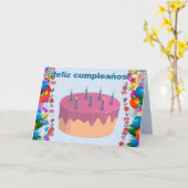 スペインの カード (黄色い花)