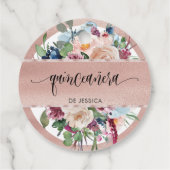 スペインの,グラシアバラ金ゴールドキンセアニラメッセージカード フェイバータグ (裏面)