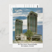 スペインの「ツインタワー」港、トリニダード・ハガキ ポストカード (正面/裏面)