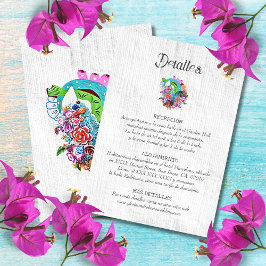 スペインの,ハートメ素朴キシコ結婚詳細 出欠カード