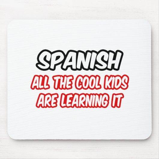 スペインの...子供カッコいいは全て学だ マウスパッド (正面)