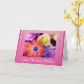 スペインの：母の日の花/dia de las madres カード (黄色い花)