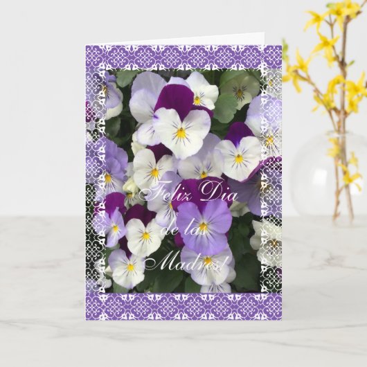 スペインの:母の日 カード (黄色い花)