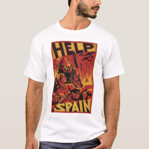 スペインの(1937年の) _Propagandaポスターを救済して下さい Tシャツ