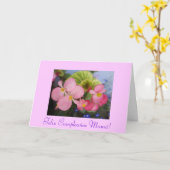 スペインの: Cumpleanos de mami – 母の誕生日 カード (黄色い花)