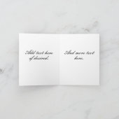 スペインの:"Gracias"サンキューカード カード (内部)