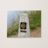 スペインのCape Finisterreでマーカーゼロ ジグソーパズル (横)