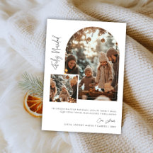 スペインのChristmas Feliz Navidad Arch写真