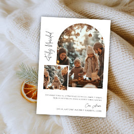 スペインのChristmas Feliz Navidad Arch写真 シーズンカード