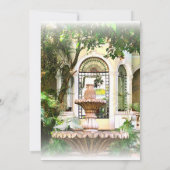 スペインのHacienda Mexican Wedding Save The Date 招待状 (裏面)