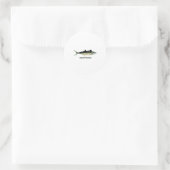 スペインのMackerelロゴ ラウンドシール (バッグ)