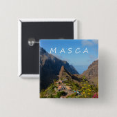 スペインのMasca    缶バッジ (正面&裏面)