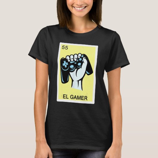 スペインのMexican Bingo おもしろい Gives for Gamer - El G Tシャツ (正面)