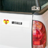 スペインのorgullo バンパーステッカー (トラック上)