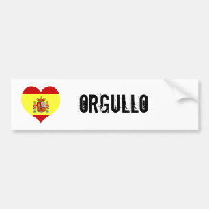 スペインのorgullo バンパーステッカー