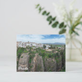 スペインのRonda Andalusiaのキャニオン ポストカード (スタンド正面)