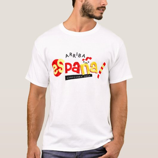 スペインは行きます! 項目 Tシャツ (正面)