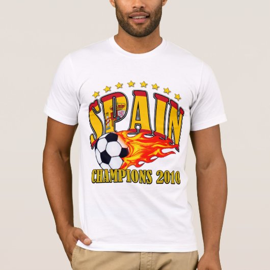 スペインは2010年に挑みます Tシャツ (正面)