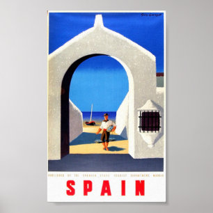 スペインへの旅行 – 漁師 ポスター