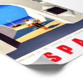 スペインへの旅行 – 漁師 ポスター (角)