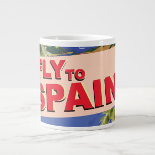 スペインへ飛ぶ ジャンボコーヒーマグカップ