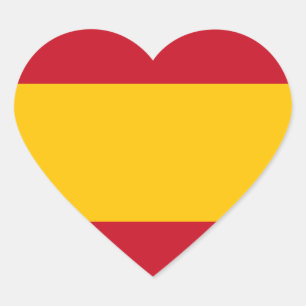 スペインまたはスペインのな(市民)ハートの旗 ハートシール