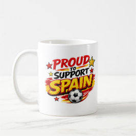 スペインを応援するマグカップ | 愛国 スペイン フットボール コーヒーマグカップ