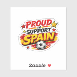 スペインを応援する人 Fan  | 愛国 スペイン フット シール
