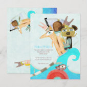 スペインを移動した 案内ポストカード (正面/裏面)