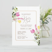 スペインインビタシオンデボダサマー結婚フローラズI 招待状 (スタンド正面)