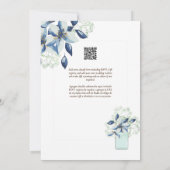 スペインインビタシオンデボダサマー結婚フローラズI 招待状 (裏面)