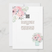 スペインインビタシオンデボダサマー結婚フローラズI 招待状 (裏面)