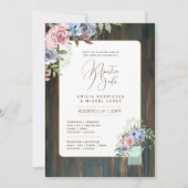 スペインインビタシオンデボダ結婚フローラの素朴I 招待状 (正面)