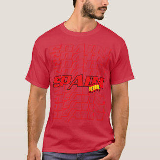 スペインカスケード文字1 Tシャツ