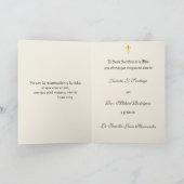 スペインカトリック追悼ミサ奉献祈り カード (内部)