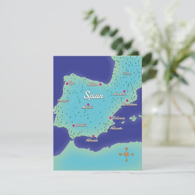 スペインクラシックの地図 (スタンド正面)