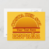 スペインコスタデルソルカスタムポストカード ポストカード (正面/裏面)