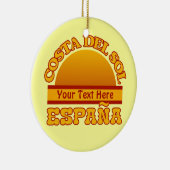 スペインコスタ・デル・ソルのカスタムなオーナメント セラミックオーナメント (右)