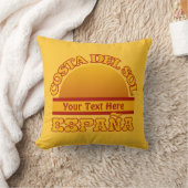 スペインコスタ・デル・ソルのカスタムの装飾用クッション クッション (ブランケット)