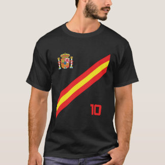 スペインサッカージャージースタイルエスパーナバルセロナマドリード Tシャツ