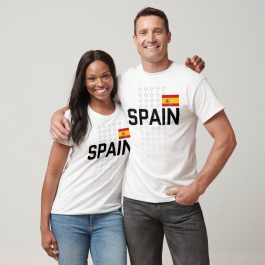 スペインサッカーファン国立サッカーチーム国旗 Tシャツ (ユニセックス)