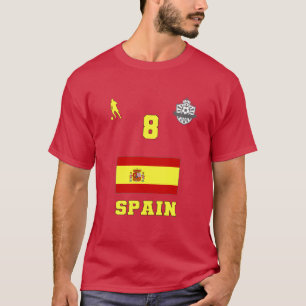 スペインサッカー代表チーム#8 Tシャツ